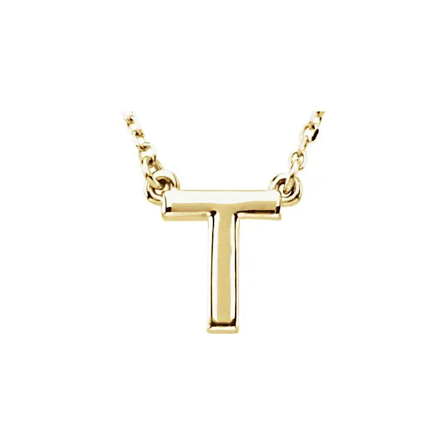 Block Letter Necklace