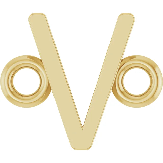 Petite Letter Charm